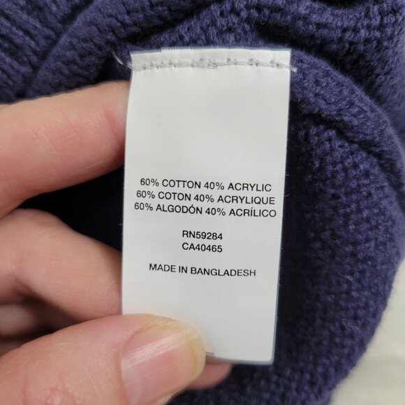 The Childrens Place | Navy Blue Quarter Zip Pullover Knit Sweater Top 4T New - Picture 6 of 9